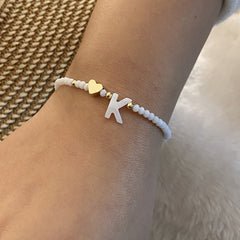 Pearl Script Custom Shell Beaded Jewelry