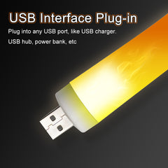 Flame Glow USB Atmosphere Candle Lamp