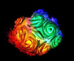 Glow Bloom LED Rose Lighting Chain
