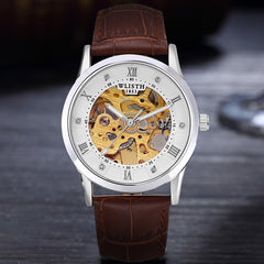 Automatic Mechanical, Stainless Steel, Waterproof Business Watch