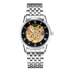 Automatic Mechanical, Stainless Steel, Waterproof Business Watch