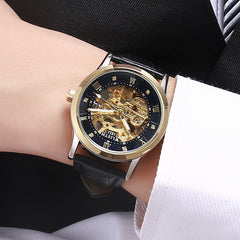Automatic Mechanical, Stainless Steel, Waterproof Business Watch