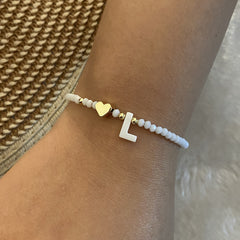 Pearl Script Custom Shell Beaded Jewelry