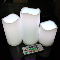 Luma Glow Real Wax Flameless Candle Set