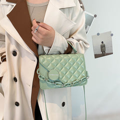 Chic Square Women's Rhombic Portable Bag