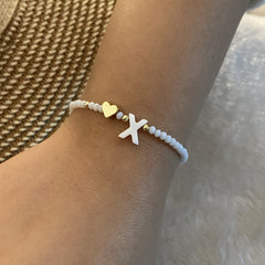 Pearl Script Custom Shell Beaded Jewelry
