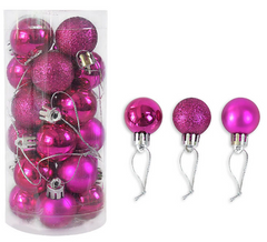 Shiny & Matte Christmas Ball Decorations