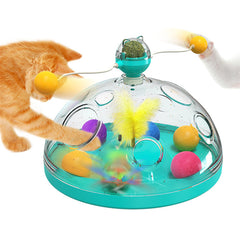Meow Spin Interactive Cat Windmill Toy