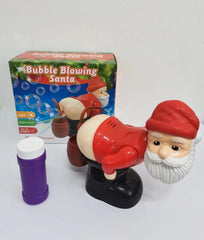 Jolly Bubble Santa Claus Music & Light Toy