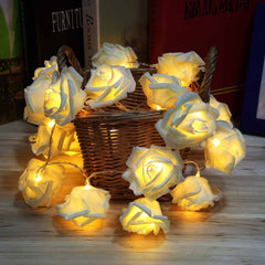Glow Bloom LED Rose Lighting Chain