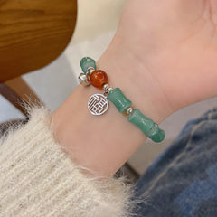 Cute Colorful Beaded Bracelet Niche Pearl