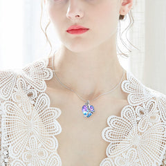 Eterna Luxe Crystal Love Necklace