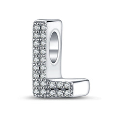 Alphabet bead Silver-Plated Letter Bead Bracelet & Necklace Set