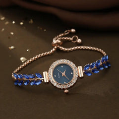 Verdant Sparkle Diamond Round Women's Watch