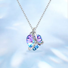 Eterna Luxe Crystal Love Necklace