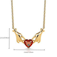 Heart Hold Clavicle Pendant Necklace