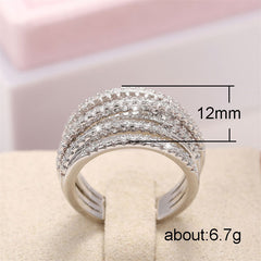 Urban Edge Retro Geometric Ring