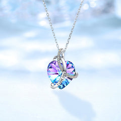 Eterna Luxe Crystal Love Necklace