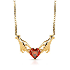 Heart Hold Clavicle Pendant Necklace
