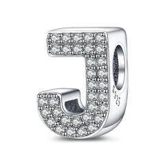 Alphabet bead Silver-Plated Letter Bead Bracelet & Necklace Set