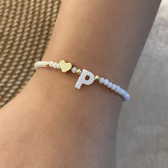 Pearl Script Custom Shell Beaded Jewelry