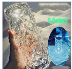 Crystal Glow Touch Dimming USB Table Lamp