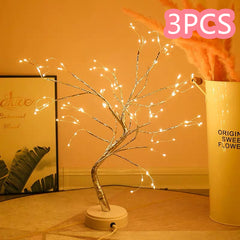 Copper Glow LED Bedroom Light