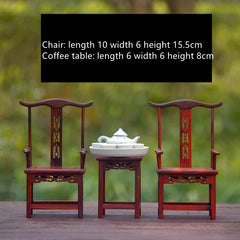 Crimson Rosewood Miniature Furniture Model