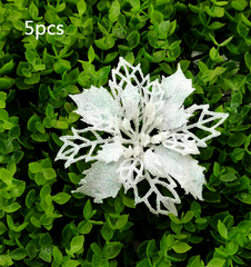 Sparkle Bloom Christmas Flower Ornaments