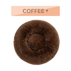 Cozy Paws Fluffy Donut Pet Bed