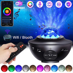 Star Wave Bluetooth LED Projector & Music Light