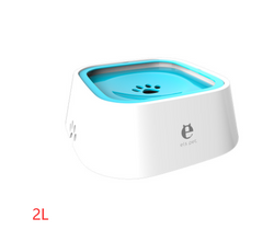 1.5L Anti-Overflow Floating Pet Water Bowl