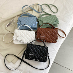 Chic Square Women's Rhombic Portable Bag