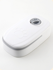 Automatic Pet Food Dispenser with Timer & Stainless Steel Bowl