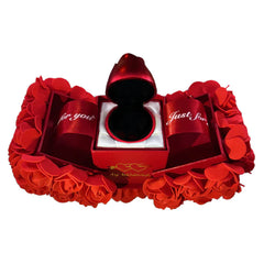 Eternal Love Rose & Crystal Jewelry Box Set