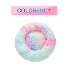 Cozy Paws Fluffy Donut Pet Bed