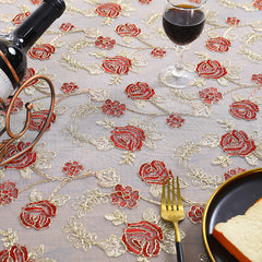 Lace Charm Embroidered Furniture Cover