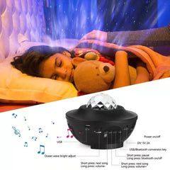 Star Wave Bluetooth LED Projector & Music Light