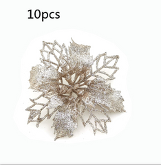 Sparkle Bloom Christmas Flower Ornaments