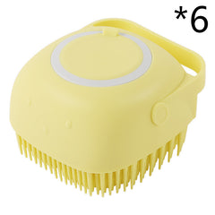 Silk Paws Silicone Dog Bath & Massage Grooming Gloves