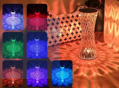 Creative Crystal Rechargeable Acrylic Bedside Lamp