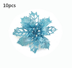 Sparkle Bloom Christmas Flower Ornaments