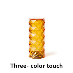 Crystal Glow Touch Dimming USB Table Lamp