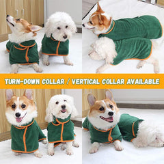 Absorbent Pet Towel with Waist-Wrapped Design