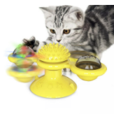 Twist & Tickle Rotating Cat Toy with Scratching and Teeth Cleaning