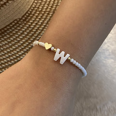Pearl Script Custom Shell Beaded Jewelry