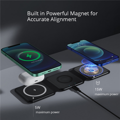 Magnetic Charge 3-in-1 Wireless Fast Charger