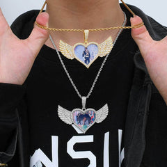 Personality Frame Solid Pendant Necklace