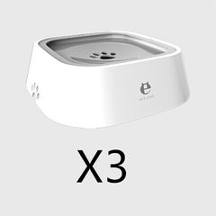 1.5L Anti-Overflow Floating Pet Water Bowl
