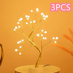 Copper Glow LED Bedroom Light